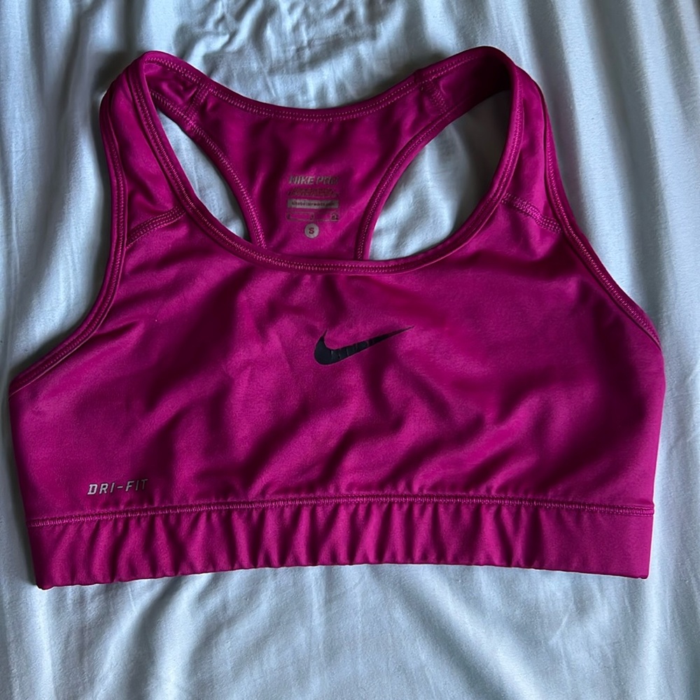 Pink Nike Dri-Fit Sports Bra
